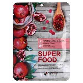 Маска для лица тканевая Eyenlip Super Food Pomegranate, 23 мл