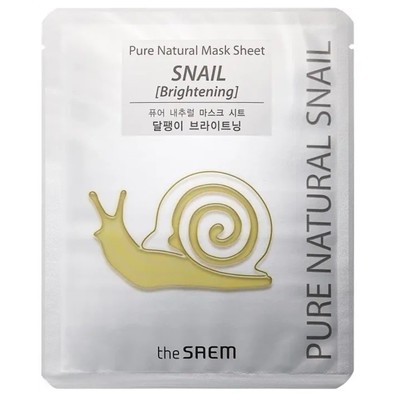 Маска на тканевой основе Pure Natural Mask Sheet (Snail Brightening)