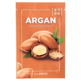 Маска для лица тканевая The Saem Natural Mask Sheet Argan, 21 мл