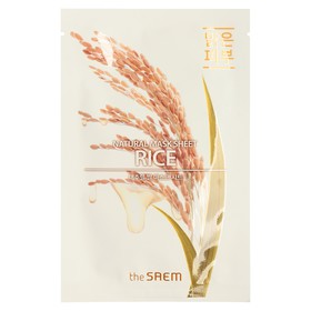 Маска для лица тканевая The Saem Natural Mask Sheet Rice, 21 мл