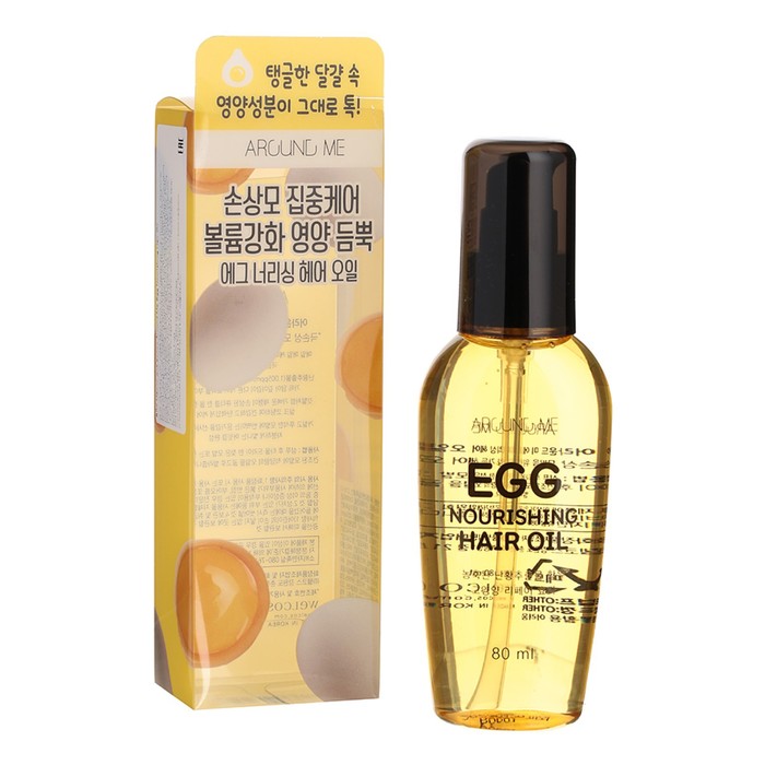 Масло для волос Around Me Egg Nourishing Hair Oil, 80 мл - Фото 1
