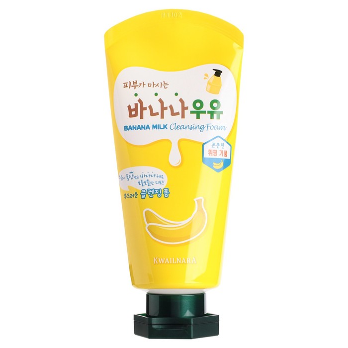 Пенка Kwailnara Banana Milk Cleansing Foam 120 мл