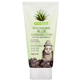 Пенка для лица Jeju Natural Aloe Cleansing Foam 120гр