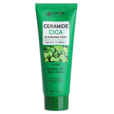 Пенка для лица с керамидами CERAMIDE CICA CLEANSING FOAM 100мл