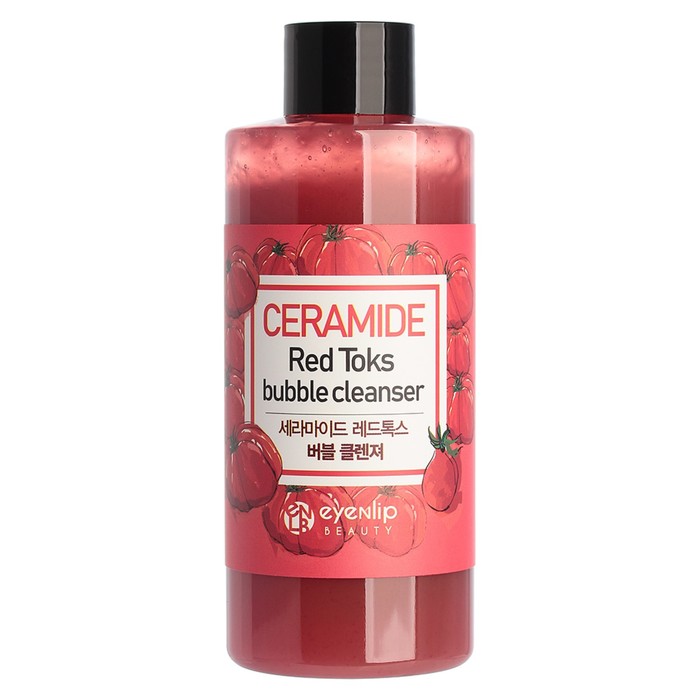 Пенка кислородная для умывания CERAMIDE RED TOKS BUBBLE CLEANSER 100 мл - Фото 1