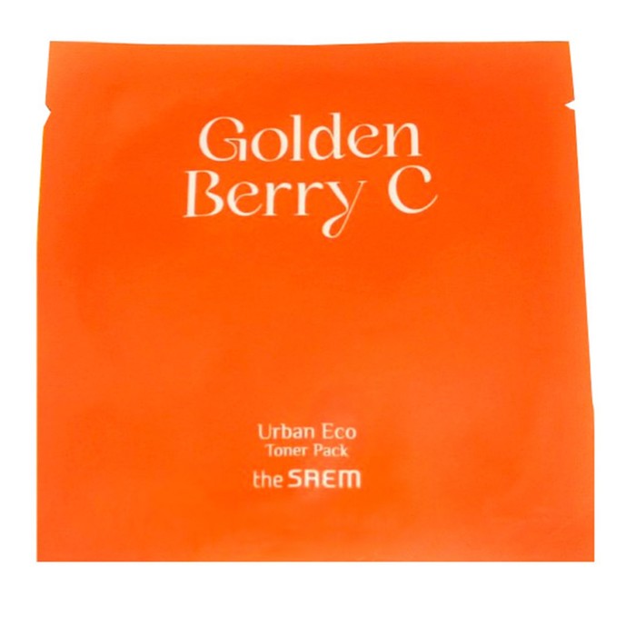 Пэды пропитанные тонером The Saem Urban Eco Golden Berry C Toner Pack, с экстрактом физалиса, саше