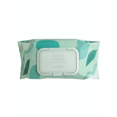 Салфетки косметические влажные Garden Pleasure Cica Cleansing Tissue, 100 шт