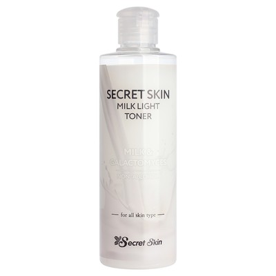 Тонер для лица Secret Skin New Milk Light Toner, с молочными протеинами, 250 мл