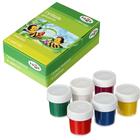 Гуашь 6 цветов "Гамма" "Пчелка", 20 мл - Фото 1