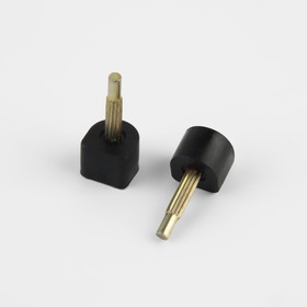 Набойка 8×8×6 мм, штырь 2.5 мм, 3 пары, чёрная  (артикул 10175109)  большой выбор товаров оптом и в розницу по низким ценам с доставкой