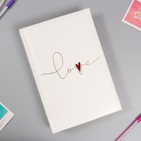 Фотоальбом Делюкс на 300 фото 10х15 см, бум. листы, книж. переплет "My Valentine"