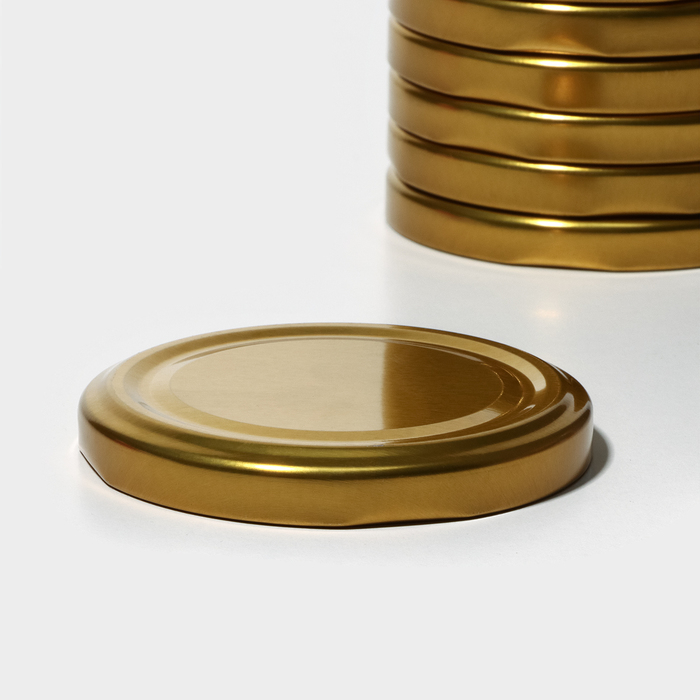 Крышки для консервирования, ТО-66 мм, металл, 20 шт, цвет золото