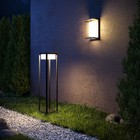 Бра Outdoor O021WL-L10B4K, 10Вт, 15,2х11,5х26,5 см, LED, 420Лм, 3000К, цвет чёрный - Фото 3