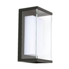 Бра Outdoor O021WL-L10B4K, 10Вт, 15,2х11,5х26,5 см, LED, 420Лм, 3000К, цвет чёрный - Фото 4