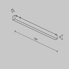 Светильник подвесной Technical TR129B-24W3K-W, 24Вт, 4х64,2х4,5 см, LED, 1300Лм, 3000К, цвет белый - Фото 8