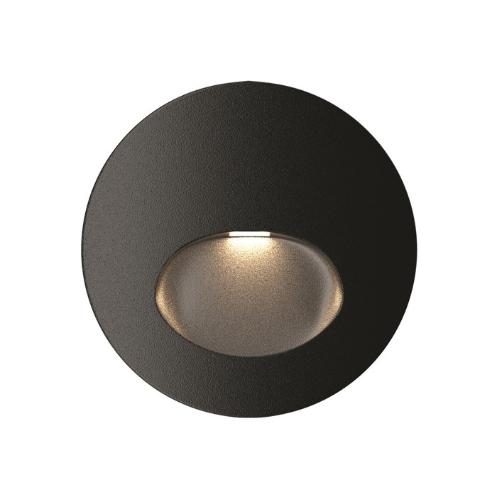 Подсветка для лестниц Outdoor O015SL-L3B3K, 3Вт, 7х7 см, LED, 60Лм, 3000К, цвет чёрный - фото 1908084131