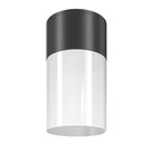 Светильник потолочный Outdoor O418CL-01B, 1х60Вт, 8х8х14 см, E27, цвет чёрный - фото 300534173