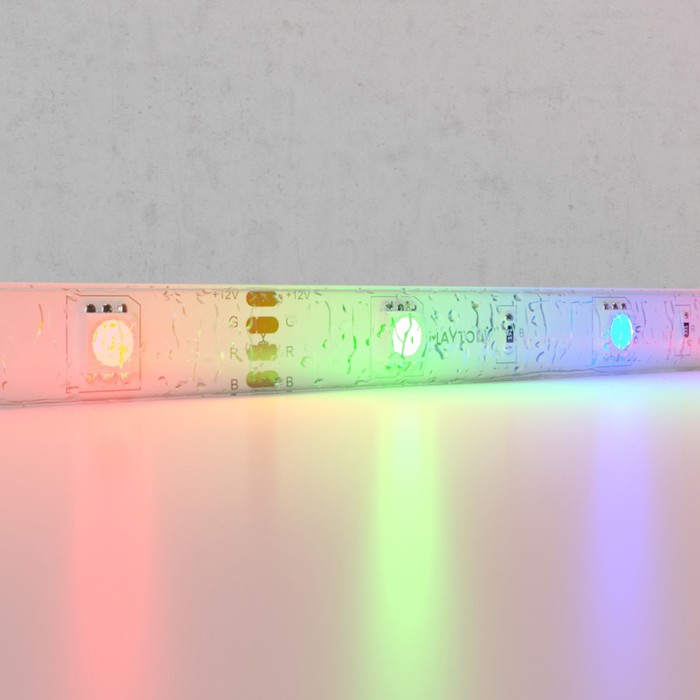 Светодиодная лента Maytoni, 12В, IP65, 5050, 7,2Вт/м, 5 м, свечение RGB