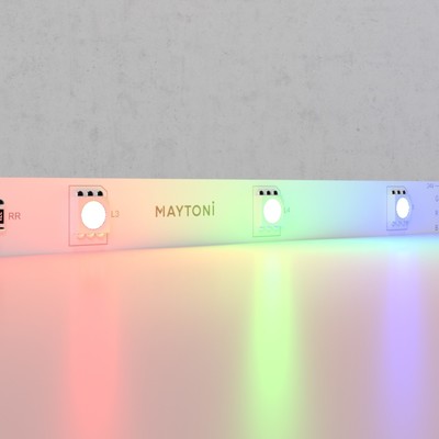 Светодиодная лента Maytoni, 24В, IP20, 5050, 7,2Вт/м, 5 м, свечение RGB