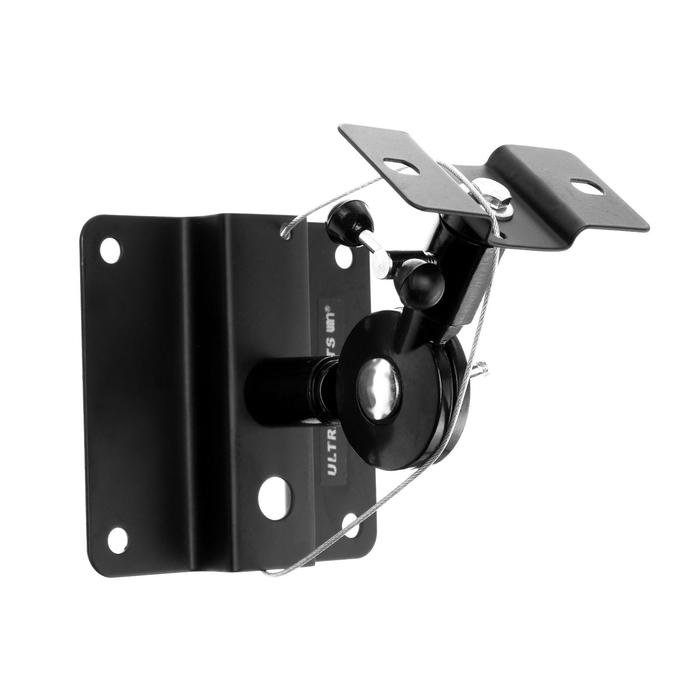 УЦЕНКА Кронштейн Ultramounts UM502, для аудио-видео аппаратуры, наклонно-поворотный.до 15 кг,чёрный - Фото 1