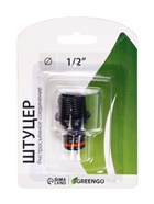 Штуцер, наружная резьба 1/2", быстросъёмное соединение, пластик, Greengo - Фото 6