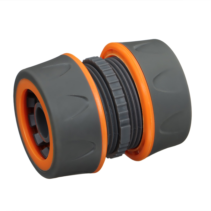 Муфта соединительная, для шлангов 3/4" (19 мм), цанговое соединение, прорезиненный пластик, Greengo - Фото 1