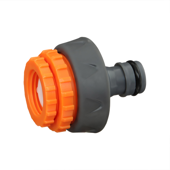 Штуцер, внутренняя резьба 1/2"–3/4" – 1", быстросъёмное соединение, прорезиненный пластик, Greengo - Фото 1