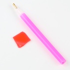 Алмазная вышивка «Маки», 13.7×18.3 см, картон, с частичным заполнением - Фото 5