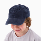 Кепка детская для мальчика джинса, цвет голубой р-р 52-54 5-7 лет - Фото 8