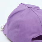 Кепка детская для девочки What you like, цвет сиреневый, р-р 52-54, 5-7 лет - Фото 3