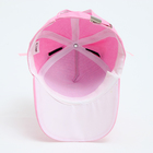Кепка детская для девочки "Кошечка" с ушками, цвет розовый, р-р 52-54, 5-7 лет - Фото 9