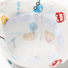 Панама детская "Машинка" MINAKU, цвет молочный, р-р 48 - фото 24271550