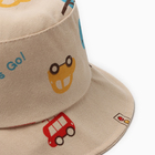 Панама детская "Машинка" MINAKU, цвет бежевый, р-р 48 10176183