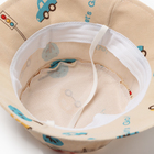 Панама детская "Машинка" MINAKU, цвет бежевый, р-р 48 10176183