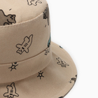 Панама детская "Мишки" MINAKU, цвет бежевый, р-р 48 - фото 24271561