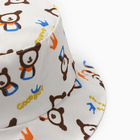 Панама детская "MUMO" MINAKU, цвет молочный, р-р 48 - фото 24271573