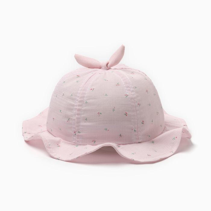 Панама детская «Колокольчик» MINAKU, размер 48, розовая - Фото 1