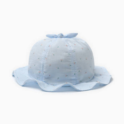 Панама детская MINAKU «Колокольчик», размер 48, голубая