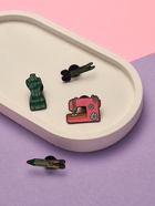 Набор значков (4 шт.) «Швея», цветной в чёрном металле - Фото 6