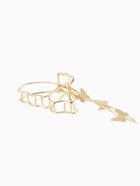 Крабик для волос «Анрия», бабочка, 8×11 см, золотистый - Фото 3