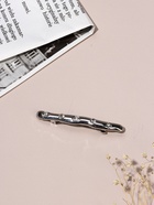 Заколка - автомат для волос «Либерти стиль», утончённость блеск, 7 см, серебро (комплект 2 шт) - фото 53851109