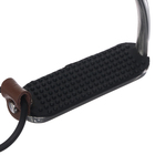 Стремена металлические с резиновыми вставками, хром, набор 2 шт. - Фото 4