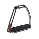 Стремена металлические с резиновыми вставками, хром, набор 2 шт. - Фото 6