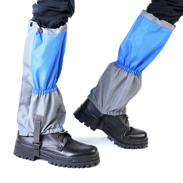 Гамаши защитные, туристические «Охотник» оксфорд, серо-синие - Фото 1
