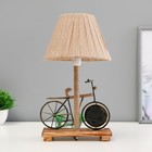 Настольная лампа с часами "Велосипед" Е14 15Вт 19х18х35 см - Фото 5