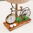 Настольная лампа с часами «Велосипед» Е14 15 Вт 19×18×35 см - Фото 6