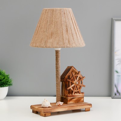 Настольная лампа «Штурвал» Е14 15 Вт 19×18×35 см