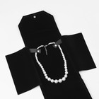 Органайзер для хранения украшений скручивающийся «Клатч», цвет чёрный, 18×24 см - фото 9299116