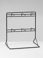 Подставка для украшений QF «Стойка настольная», 6 крючков 9 см, 25×15×26.5 см, чёрная - Фото 4