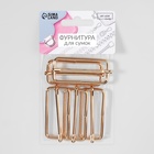 Пряжка регулирующая, вн. ширина=50 мм, s=5 мм, 5 шт., цвет золотой - Фото 3